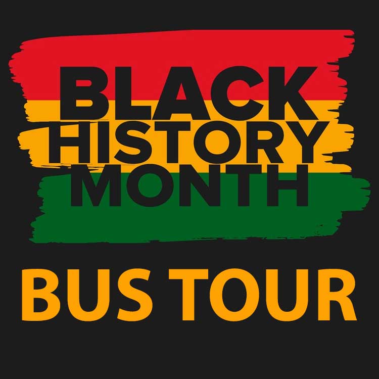 Black history month bus tour